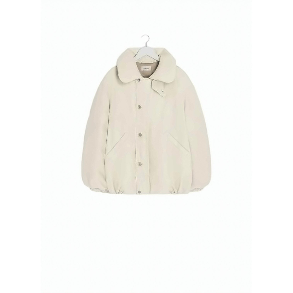 LEMAIRE Padded Bomber Jacket with Rounded Collar